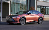 87 Lexus RZ 450e 2022 official reveal orange front 87 Lexus RZ 450e 2022 official reveal orange front