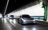 87 Mercedes EQXX mission accomplished ride 2022 tunnel front 87 Mercedes EQXX mission accomplished ride 2022 tunnel front