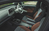 87 Mustang Mach e ID 4 Polestar 2 triple test 2021 VW interior 87 Mustang Mach e ID 4 Polestar 2 triple test 2021 VW interior