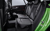 Audi RS Q8 2020 official reveal photos - rear seats