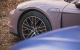 88 BMW i4 vs porsche taycan twin test porsche wheels