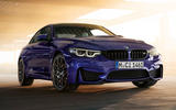 BMW M4 Edition M Heritage official press - blue