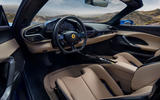 88 Ferrari 296 GTS 2022 official images blue interior 88 Ferrari 296 GTS 2022 official images blue interior