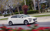 Hyundai Ioniq 2019 facelift official press - hybrid on the road