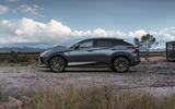 88 Lexus RZ 450e 2022 official reveal static side 88 Lexus RZ 450e 2022 official reveal static side