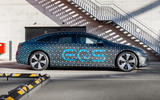88 Mercedes Benz EQS prototype ride 2021 static side