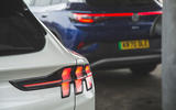 88 Mustang Mach e ID 4 Polestar 2 triple test 2021 Mustang rear lights 88 Mustang Mach e ID 4 Polestar 2 triple test 2021 Mustang rear lights