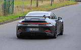 Porsche 911 GT3 prototype at Nurburgring - rear Porsche 911 GT3 prototype at Nurburgring - rear