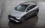 Mercedes-AMG GLA 45 S 2020 official press images - three quarters Mercedes-AMG GLA 45 S 2020 official press images - three quarters