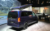 Mercedes-Benz V-Class 2019 reveal - camper rear