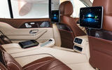 Mercedes-Maybach GLS 600 official press images - rear infotainment