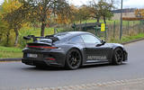 Porsche 911 GT3 prototype at Nurburgring - side rear Porsche 911 GT3 prototype at Nurburgring - side rear