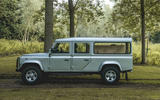 Defender hearse conversion - side