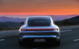 Porsche Taycan Turbo S - stationary rear