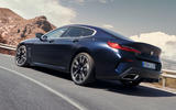90 2022 BMW 8 Series refresh grancoupe tracking rear 90 2022 BMW 8 Series refresh grancoupe tracking rear