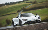 Britain's best drivers car 2020 final three - McLaren 765LT on the road front Britain's best drivers car 2020 final three - McLaren 765LT on the road front