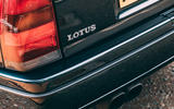 Lotus Carlton at 30 - exhaust Lotus Carlton at 30 - exhaust