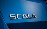 Skoda Scala 2019 official reveal - studio Scala badge