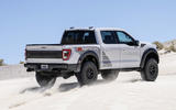 91 2023 F 150 Raptor R exterior Avalanche Gray rear angle
