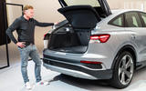91 Audi Q4 etron 2021 official reveal boot 91 Audi Q4 etron 2021 official reveal boot