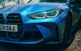 91 BMW M3 vs Audi RS3 saloon 2021 M3 headlights