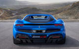 91 Ferrari 296 GTS 2022 official images blue rear end 91 Ferrari 296 GTS 2022 official images blue rear end