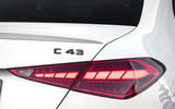 91 Mercedes AMG C43 2022 official reveal studio rear lights