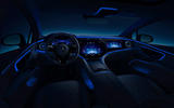 91 Mercedes Benz EQS interior official cockpit night 91 Mercedes Benz EQS interior official cockpit night