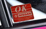 91 Nissan Sunderland Bluebird EV feature window sticker 91 Nissan Sunderland Bluebird EV feature window sticker