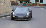 Porsche 911 GT3 prototype at Nurburgring - road nose Porsche 911 GT3 prototype at Nurburgring - road nose
