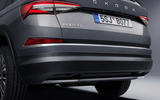 91 Skoda Kodiaq MY2021 facelift official images rear bumper