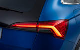 Skoda Scala 2019 official reveal - studio rear lights