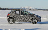 2021 Toyota small SUV prototype - cornering side 2021 Toyota small SUV prototype - cornering side