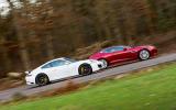 Porsche 911 Carrera S and Jaguar F-Type R
