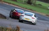 Porsche 911 Carrera S and Jaguar F-Type R
