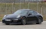Porsche 911 R spy shots