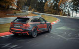 Audi RS Q8 2020 camo ride - track rear