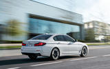 BMW 540i 2020 facelift official images - tracking rear BMW 540i 2020 facelift official images - tracking rear