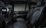 BMW X7 Dark Shadow Edition 2020 official images - rear seats BMW X7 Dark Shadow Edition 2020 official images - rear seats