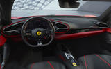92 Ferrari 296 GTB 2021 official reveal dashboard 92 Ferrari 296 GTB 2021 official reveal dashboard