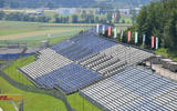 Holding a Grand Prix during a pandemic - empty grandstand Holding a Grand Prix during a pandemic - empty grandstand