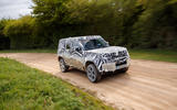 2020 Land Rover Defender prototype ride - on the road front
