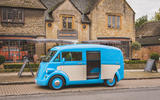 Morris JE electric van official images - side door