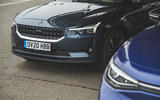 92 Mustang Mach e ID 4 Polestar 2 triple test 2021 polestar nose 92 Mustang Mach e ID 4 Polestar 2 triple test 2021 polestar nose