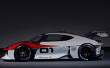 92 Porsche Mission R concept feature studio side