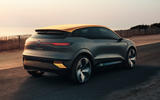 Renault Megane eVision concept official images - tracking rear