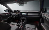 92 Skoda Kodiaq VRS 2021 official images dashboard