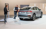93 Audi Q4 etron 2021 official reveal studio rear 93 Audi Q4 etron 2021 official reveal studio rear