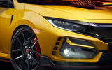 Honda Civic Type R limited edition 2020 official press photos - front lights Honda Civic Type R limited edition 2020 official press photos - front lights