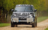 2020 Land Rover Defender prototype ride - on the road nose